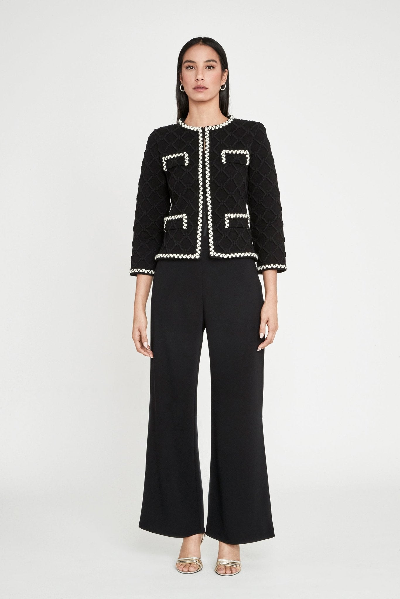 CHAQUETA TWEED NEGRA GAJA - THE EXTREME COLLECTION