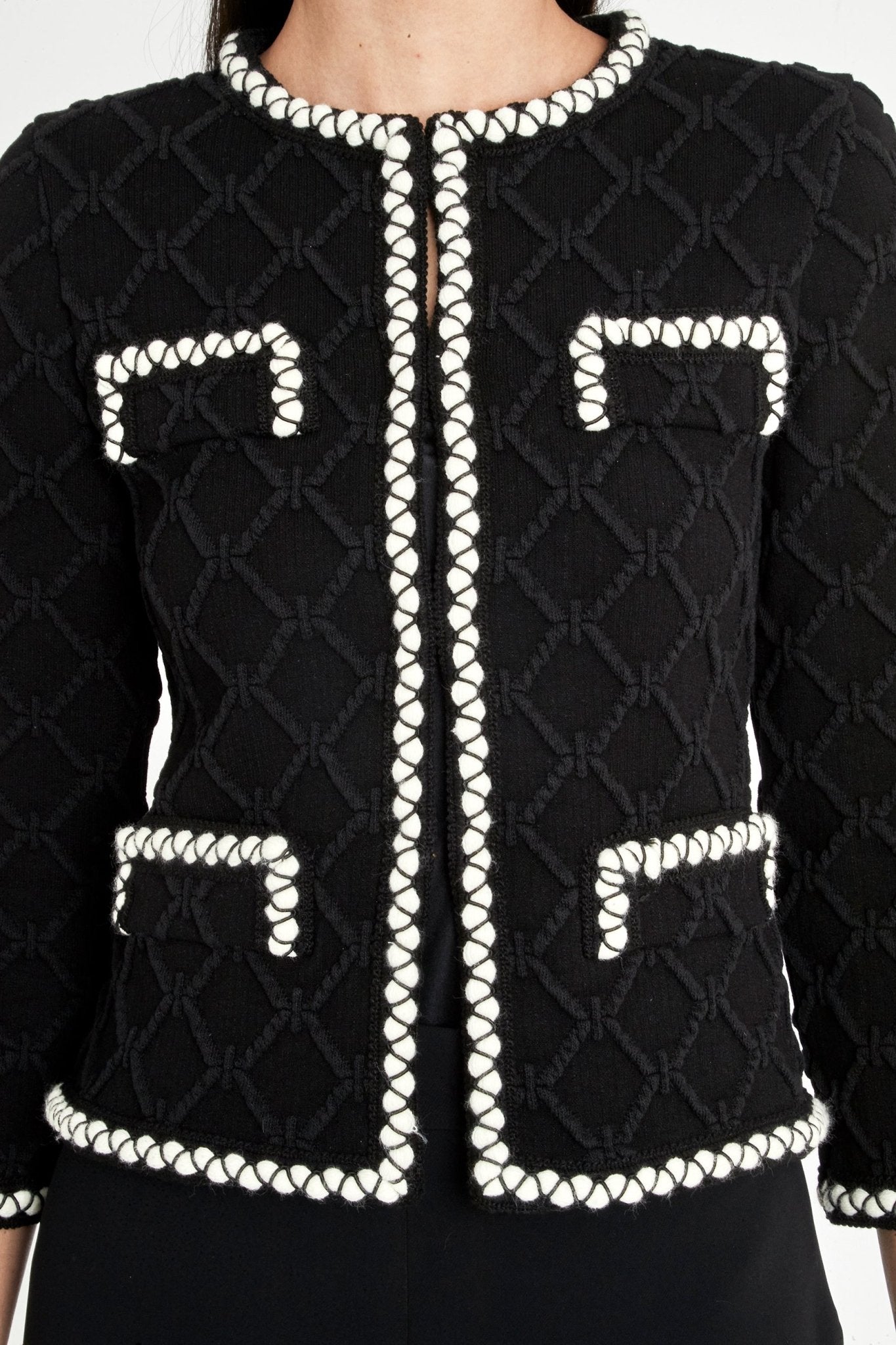 CHAQUETA TWEED NEGRA GAJA - THE EXTREME COLLECTION