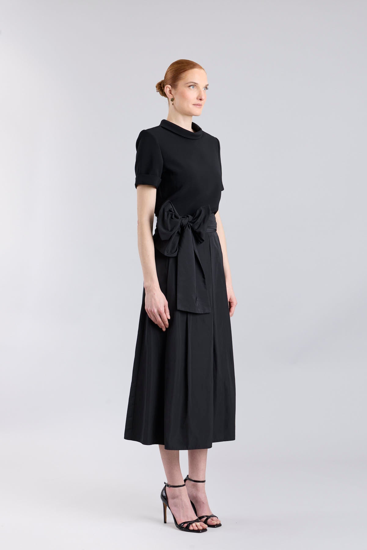 Falda midi estructurada negra - Edición Limitada - THE EXTREME COLLECTION