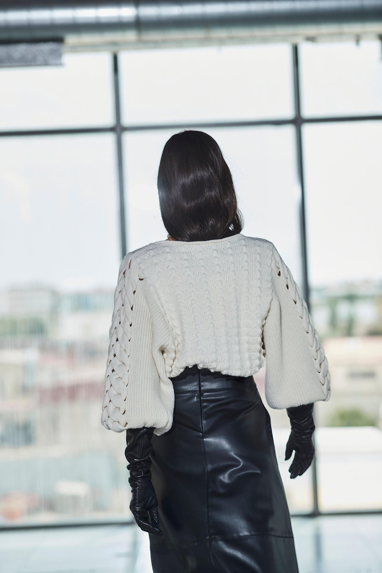 JERSEY DE PUNTO TRENZADO CAPUCINE - THE EXTREME COLLECTION