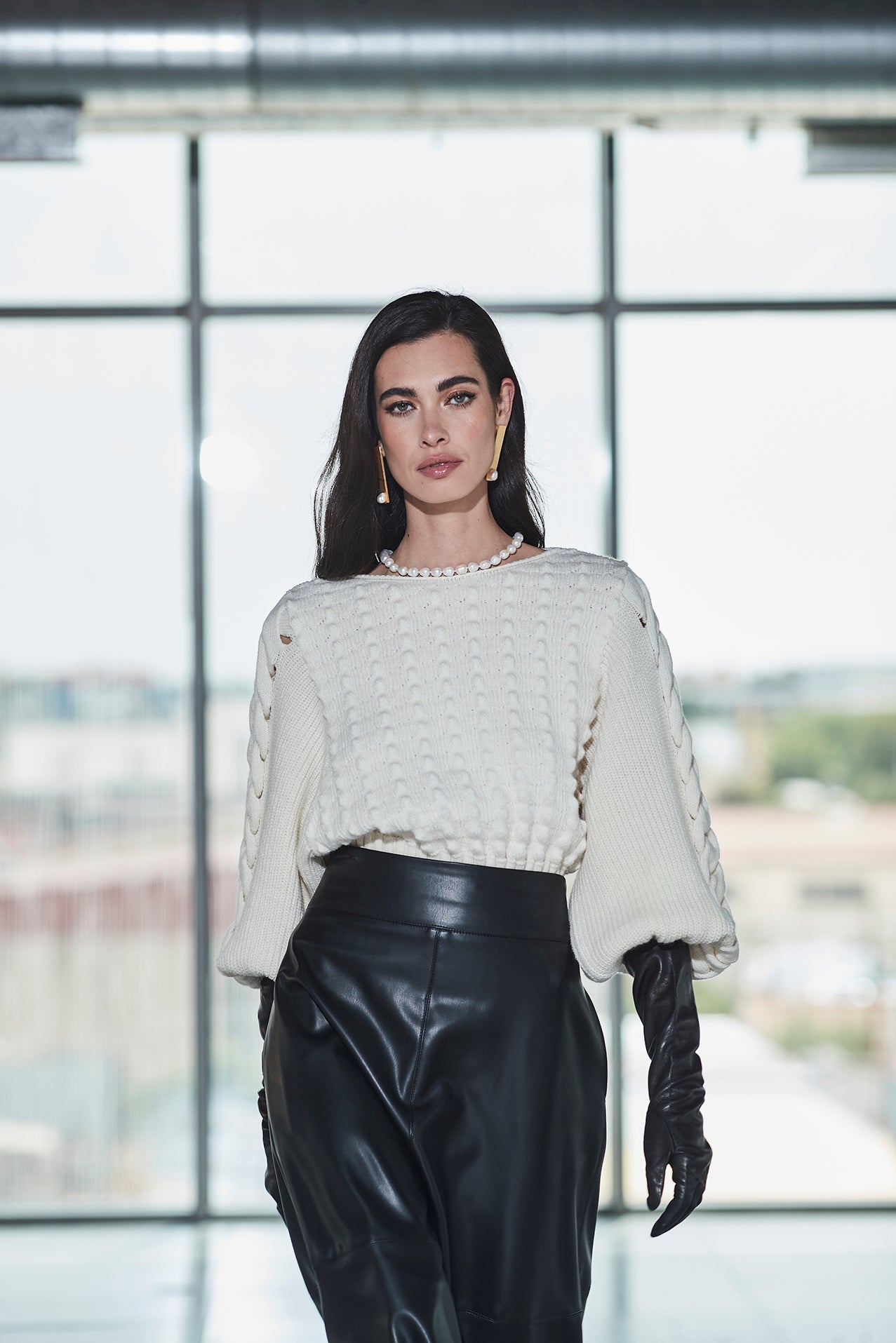 JERSEY DE PUNTO TRENZADO CAPUCINE - THE EXTREME COLLECTION