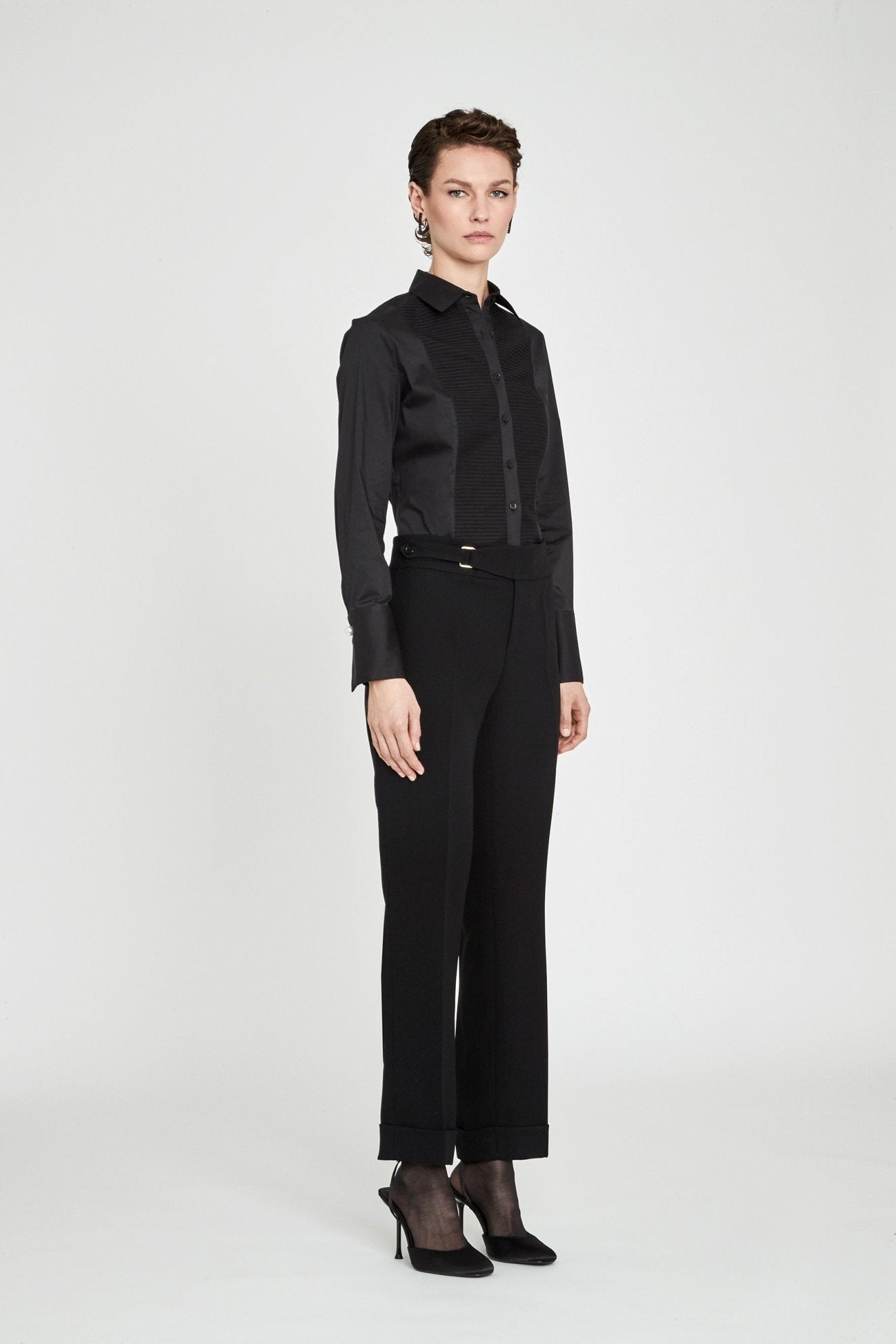 PANTALON HEBILLA NEGRO ATELIER - THE EXTREME COLLECTION