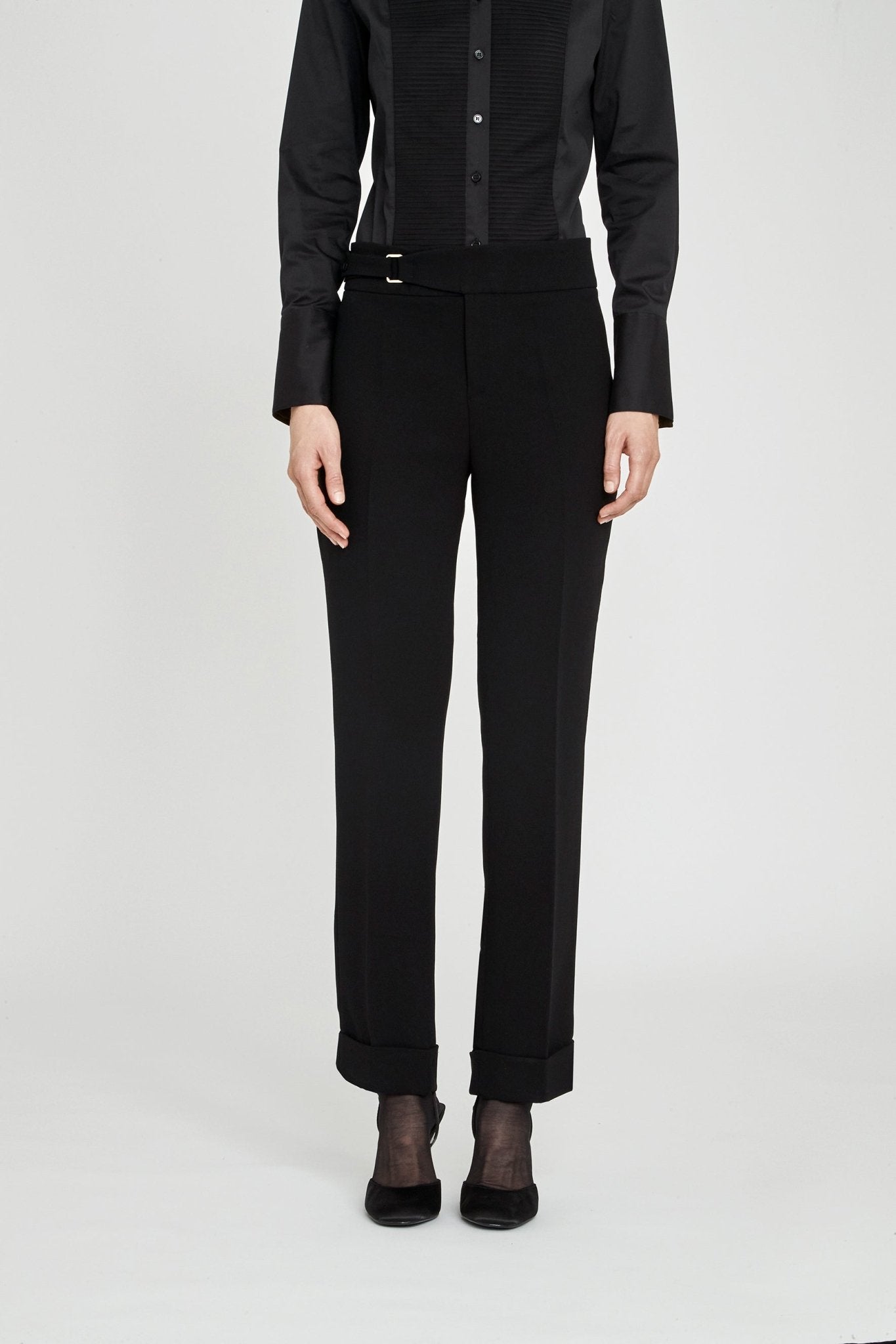 PANTALON HEBILLA NEGRO ATELIER - THE EXTREME COLLECTION