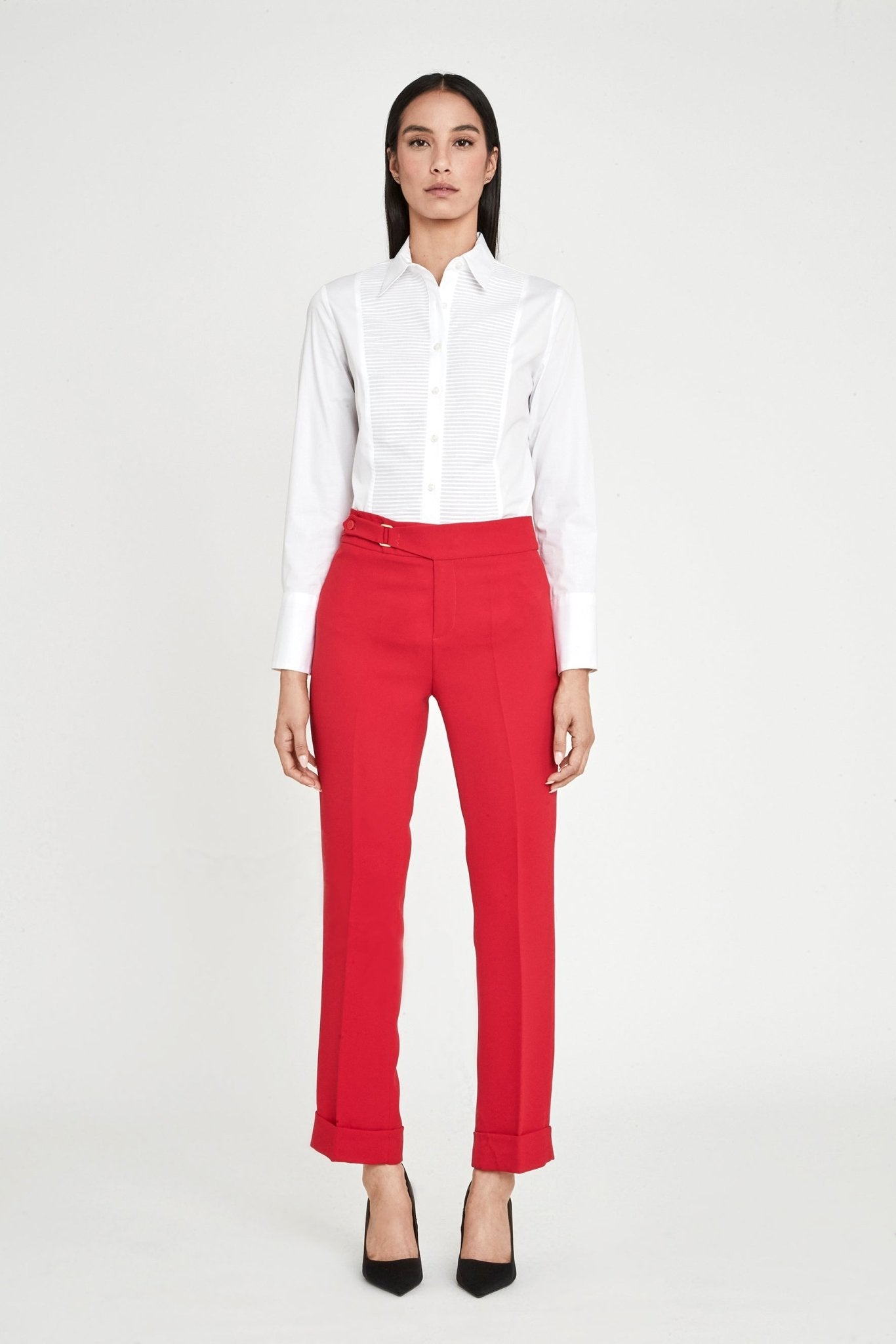 PANTALÓN HEBILLA ROJO ATELIER - THE EXTREME COLLECTION