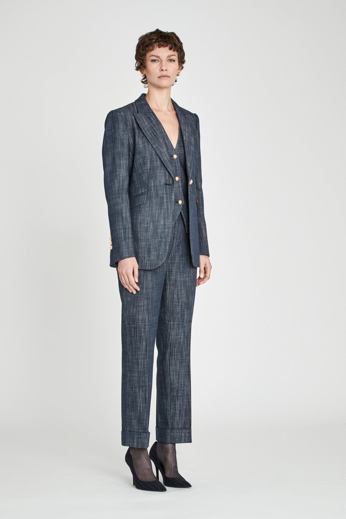 TRAJE 3 PIEZAS DENIM MILÁN - THE EXTREME COLLECTION