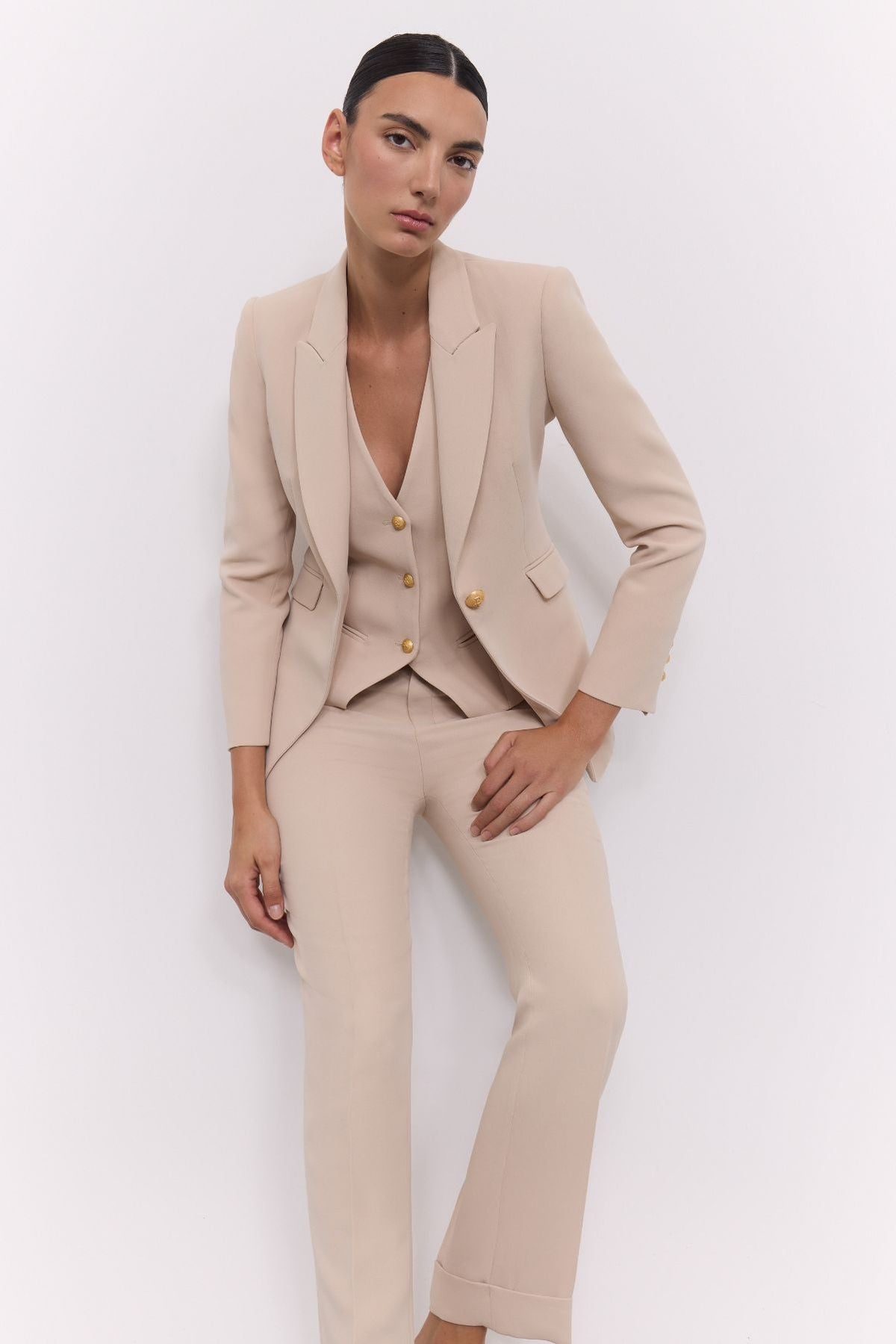 Traje tres piezas beige Paris - Edición Limitada - THE EXTREME COLLECTION