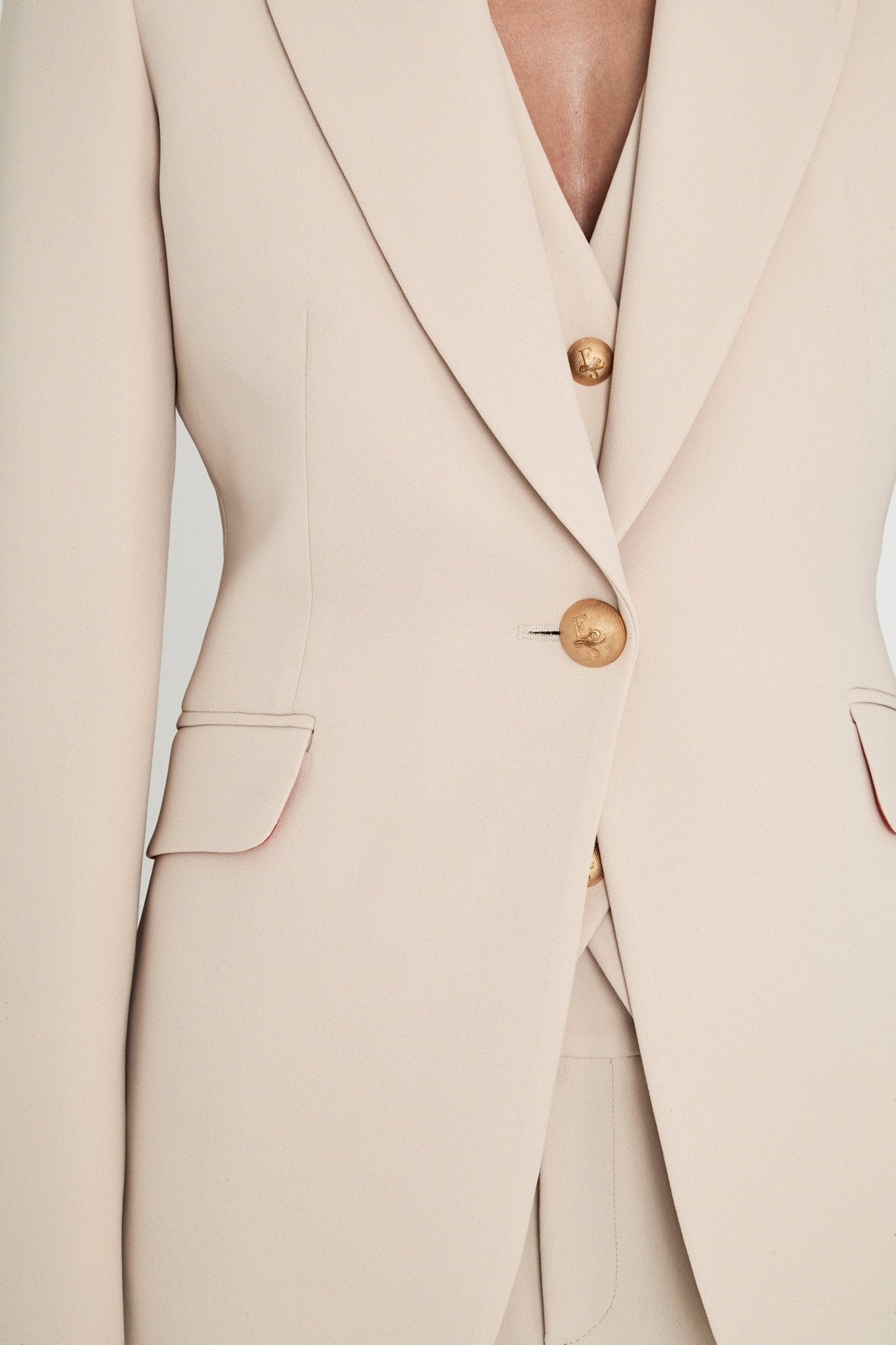 TRAJE TRES PIEZAS PARIS BEIGE - THE EXTREME COLLECTION