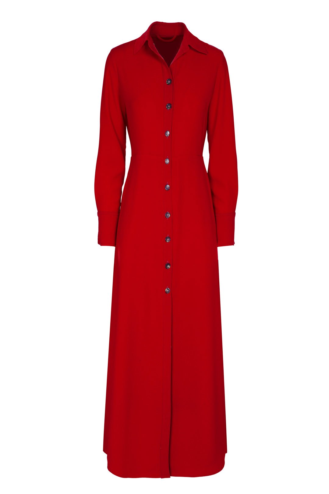 VESTIDO CAMISERO CORNELIA Nº 5 GRANATE - THE EXTREME COLLECTION