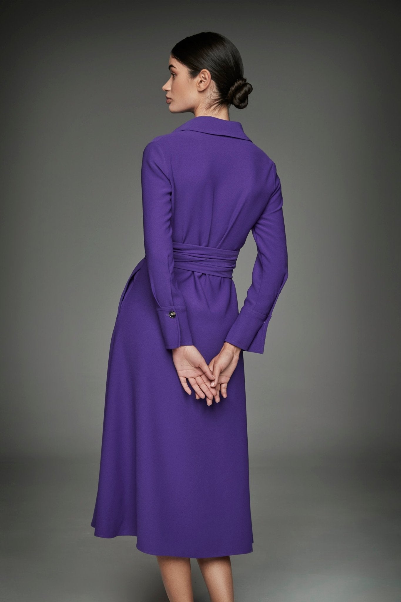 VESTIDO CAMISERO CORNELIA Nº 5 VIOLETA - THE EXTREME COLLECTION